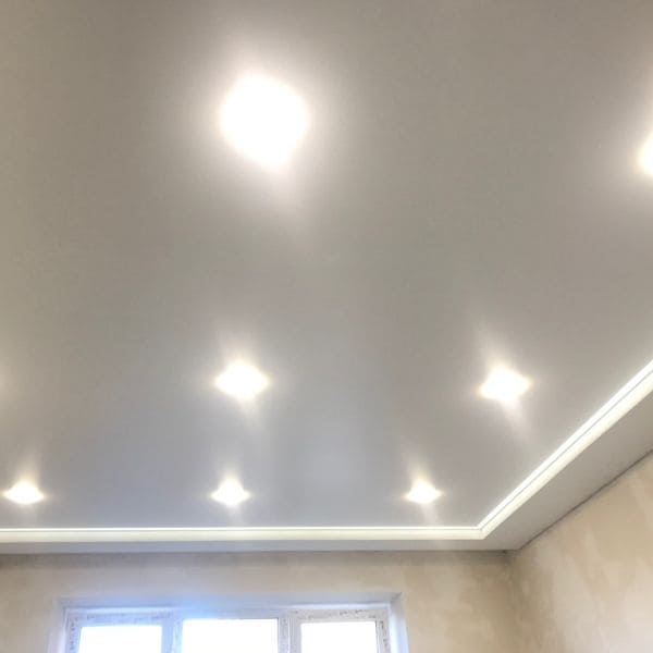 Натяжной потолок с подсветкой контурный в Воскресенске с установкой