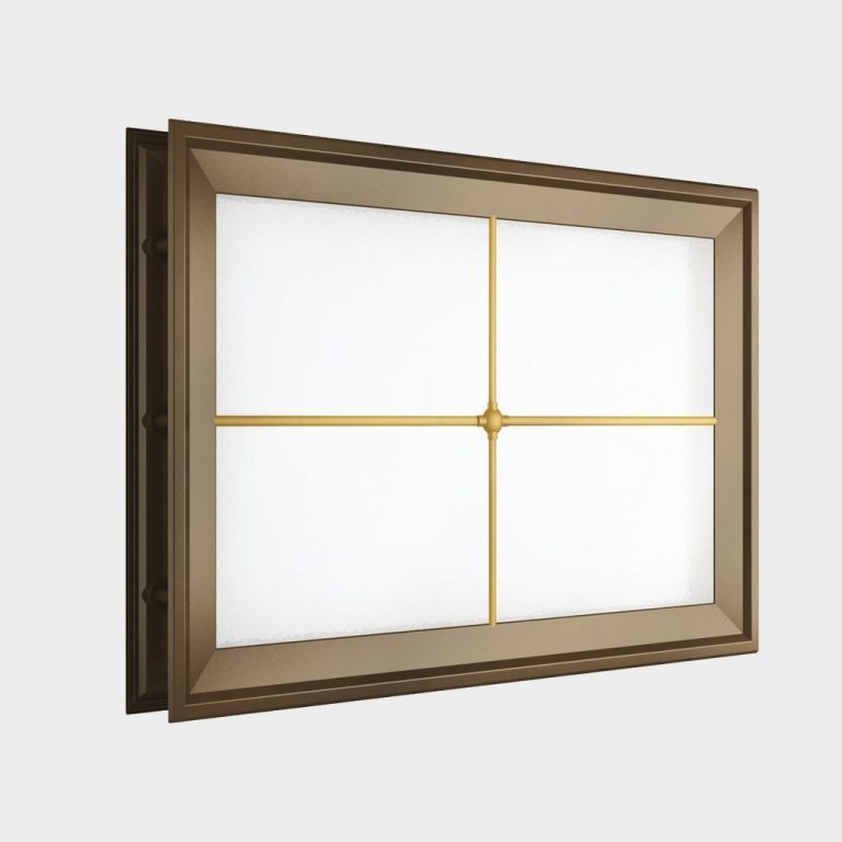 Дополнительная комплектация секционных ворот RSD01 BIW в Воскресенске. Окно обеспечивает плотное прилегание к полотну ворот, защищает от промерзания и теплопотери